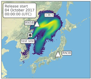 Radionuklidmessungen und atmosphärische Transportmodellierung nach nordkoreanischen Nukleartests