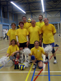 Volleyballteam Utrecht 2005 - Gruppenbild nach dem Sieg