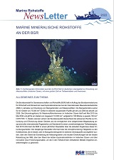 Titelblatt und Download Marine mineralische Rohstoffe Newsletter 2022