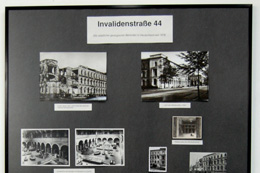 Poster mit historischen Ansichten des Gebäudes der Preußischen Geologischen Landesanstalt in der Invalidenstraße 44 (Bild anzeigen)