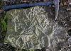 Sogenannter „Rankenstein“ mit Spurenfossilien vom Vierenberg nahe Bad Salzuflen 