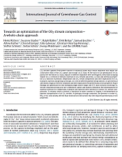 Rütters et al. (2016): Towards an optimization of the CO2 stream composition—A whole-chain approach. IJGGC 54, 682-701